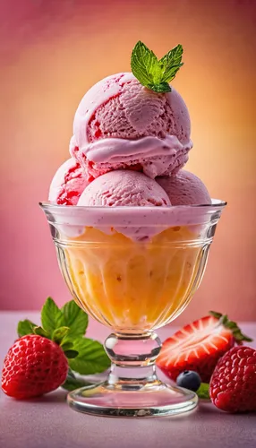 strawberry ice cream,fruit ice cream,strawberry dessert,pink ice cream,sorbet,falooda,cranachan,soft ice cream,frozen dessert,tutti frutti,blackcurrant sorbet,variety of ice cream,granita,zuppa inglese,milk ice cream,crème fraîche,berry quark,pannacotta,italian ice,sweet ice cream,Photography,General,Realistic