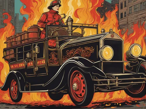 woman fire fighter,fire fighter,fireman,fire-fighting,fire pump,fire truck,firetruck,fire brigade,firefighter,fire master,fire engine,fire fighting,fire marshal,fire dept,kids fire brigade,fire service,fireman's,firefighting,fire apparatus,the conflagration,Illustration,Japanese style,Japanese Style 16