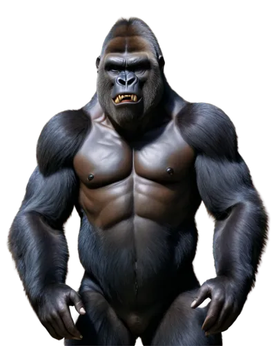 gorilla,ape,silverback,kong,chimp,king kong,gorilla soldier,primate,great apes,chimpanzee,bodybuilding,orang utan,body building,orangutan,cleanup,bodybuilder,cougnou,body-building,png image,the monkey,Conceptual Art,Daily,Daily 32