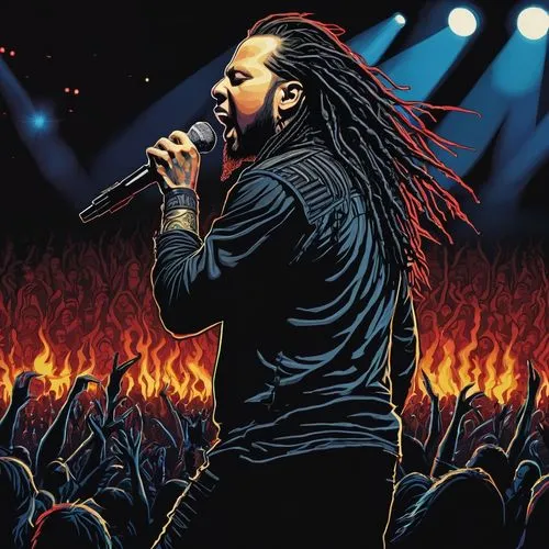 vector illustration,rastaman,reggae,lupe,life stage icon,vector image,live concert,spotify icon,concert,vector graphic,vector art,testament,cd cover,live performance,concert flights,wiz,rock concert,marshall,ring of fire,lake of fire,Illustration,Realistic Fantasy,Realistic Fantasy 25