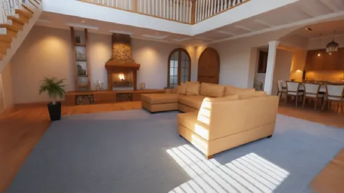 3d rendering,3d rendered,3d render,render,wooden beams,loft