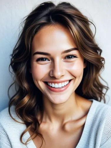 sonrisa,a girl's smile,girl on a white background,invisalign,smiling,portrait background