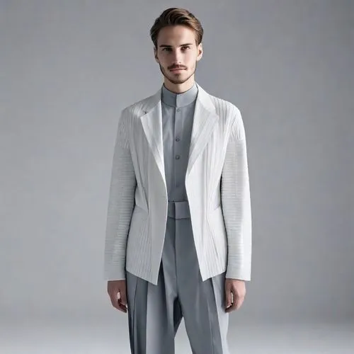 men's suit,wedding suit,suit of spades,garment,menswear,overcoat,one-piece garment,imperial coat,frock coat,suit trousers,men's wear,bolero jacket,suit of the snow maiden,male model,white coat,knitting clothing,menswear for women,white-collar worker,linen,woman in menswear,Photography,Realistic