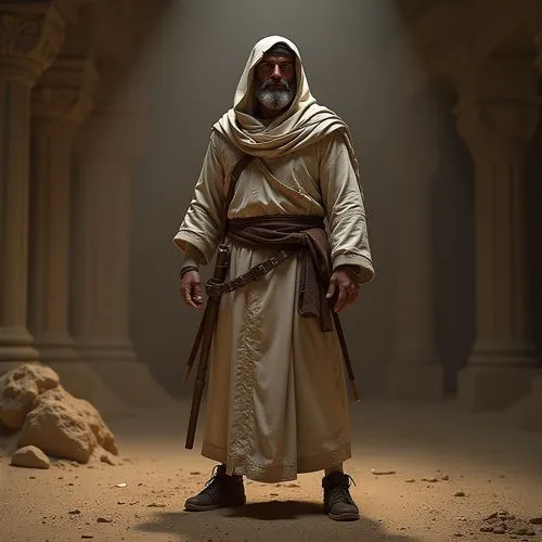 theed,caiaphas,middle eastern monk,jedi,monk,geonosis