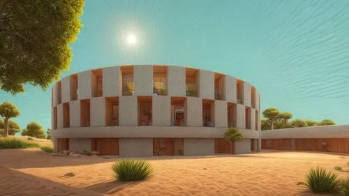 dunes house,mid century modern,mid century house,school design,observatory,3d rendering,planetarium,star mosque,build by mirza golam pir,solar cell base,cubic house,modern house,hub,3d render,clay hou