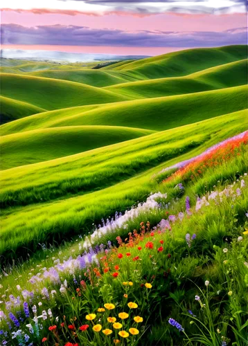 palouse,meadow landscape,blooming field,meadow in pastel,flower field,field of flowers,salt meadow landscape,green meadow,lavender field,lavender fields,grasslands,flowers field,alpine meadow,summer meadow,spring meadow,flower meadow,landscape background,purple landscape,flowering meadow,grassland,Conceptual Art,Oil color,Oil Color 24