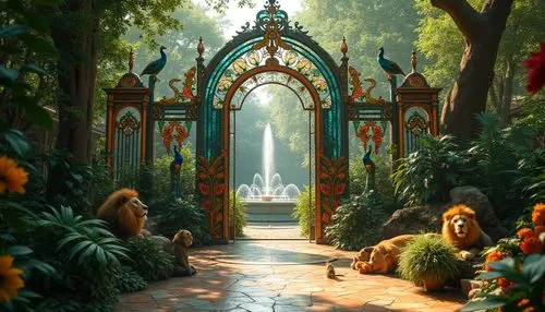 garden door,entrada,gateway,rivendell,archway,entrances,garden of eden,entranceway,village gateway,gardens,entry path,arbor,garden of the fountain,archways,towards the garden,rosarium,wood gate,portal,entranceways,merida,Photography,General,Realistic