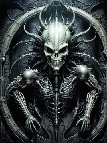 giger,xenomorph,vecna,trishula,xeno,skelid,alien warrior,avp,urizen,skeletal,death god,nekron,endoskeleton,lich,stargrave,skeleton,melvern,necrom,samuil,neomordellistena,Conceptual Art,Sci-Fi,Sci-Fi 02