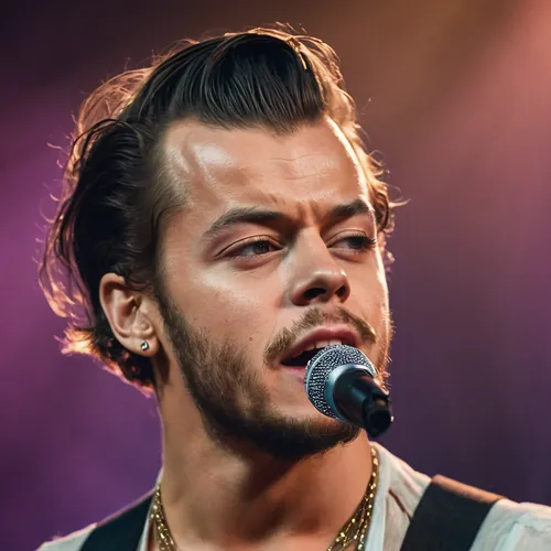 harry styles,facial hair,stubble,styles,harry,harold,playback,work of art,quiff,eyelashes,long eyelashes,feathered hair,chasm,greek god,earpieces,chest hair,crop,pony tail,edit icon,earring,Photography,General,Cinematic