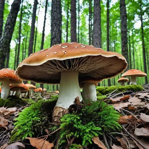 mushroom landscape,forest mushroom,edible mushrooms,edible mushroom,champignon mushroom,forest mushrooms,agaricaceae,boletus badius,mushroom island,wild mushroom,amanita,fungus,hexenfuß boletus,agaric,mushrooming,medicinal mushroom,lingzhi mushroom,russula,tree mushroom,mushroom,Photography,General,Realistic