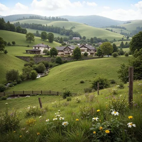 meadow landscape,bucolic,maramures,alpine pastures,countryside,carpathians,grassfields,summer meadow,meadow,green meadow,home landscape,shire,hobbiton,rolling hills,styria,mountain meadow,hillside,polding,mountain pasture,spring meadow