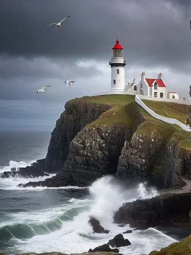 lighthouses,petit minou lighthouse,electric lighthouse,lighthouse,light house,ouessant,fanad,red lighthouse,phare,point lighthouse torch,schottland,light station,lightkeeper,crisp point lighthouse,northern ireland,northeaster,faroese,lightkeepers,sumburgh,newfoundland,Illustration,Realistic Fantasy,Realistic Fantasy 33