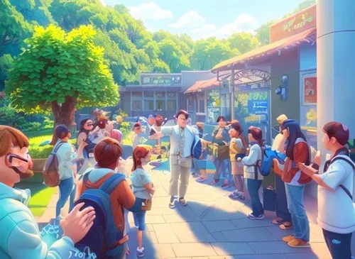 community connection,disney baymax,market introduction,shanghai disney,concert crowd,namsan,fire drill,crowd of people,human chain,school design,anime 3d,amusement park,music festival,the crowd,crowds