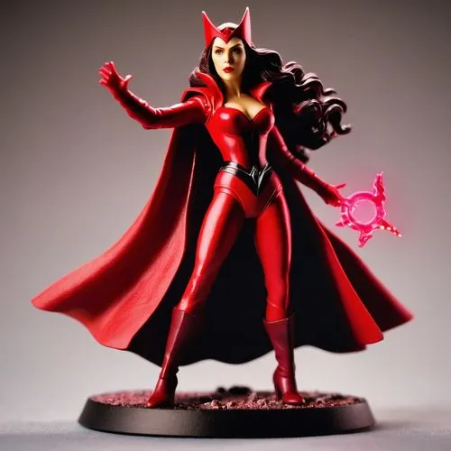 scarlet witch,marvel figurine,vax figure,figure of justice,3d figure,darth talon,actionfigure,wanda,christmas figure,goddess of justice,game figure,red super hero,red cape,figurine,queen of hearts,super heroine,action figure,lady in red,celebration cape,fantasy woman,Unique,3D,Toy