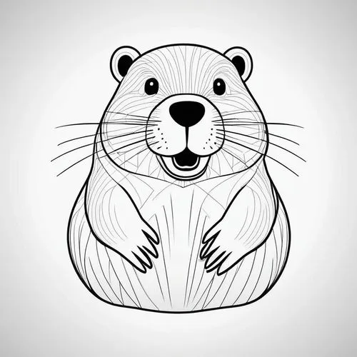 lab mouse icon,rodentia icons,wilderotter,mustelid,beaver rat,line art animal,Illustration,Black and White,Black and White 04