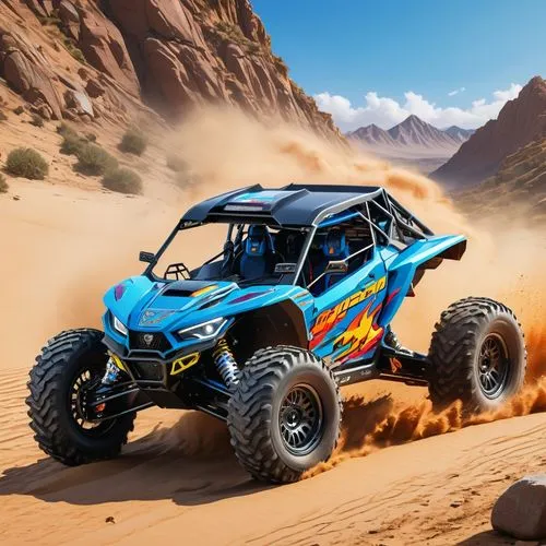 subaru rex,dakar rally,desert run,scx,off road toy,motorstorm,Illustration,Japanese style,Japanese Style 03