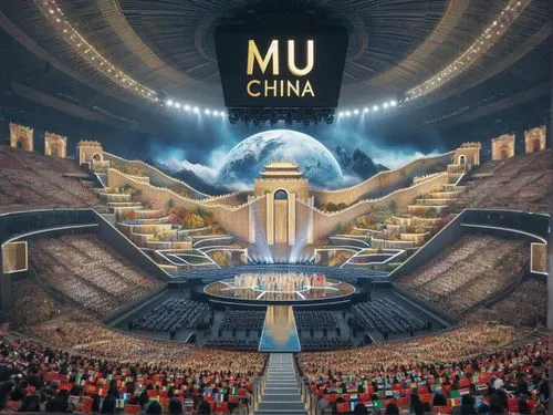 a miss universe stage in china, with many people around,mutiny,mì quảng,mgu,mus,muse,mi6,mountain lake will be,multi,maximilianeum,mudra,musical background,mim,cd cover,mid-autumn festival,midi,immenh