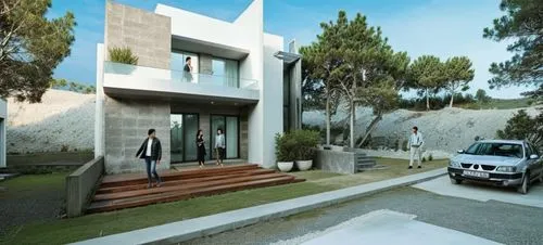 fresnaye,modern house,residencial,cubic house,residential house,3d rendering,Photography,General,Realistic