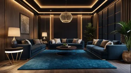 We create a carefully thought-out chamber space for Midjourney, where dark decor and bright accents create an atmosphere of comfort and elegance where the environment is connected with the elements wa