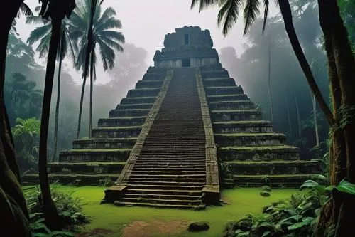 step pyramid,tikal,stairway to heaven,stairs to heaven,yavin,eastern pyramid,pakal,escalera,stone pyramid,pyramid,escaleras,pyramide,kharut pyramid,stone stairway,mypyramid,temples,aztecas,stairway,azteca,chichen itza,Photography,Black and white photography,Black and White Photography 07