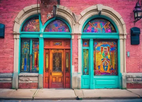 colorful facade,blue doors,church door,stained glass windows,front door,cabbagetown,doors,soulard,pewabic,wilkinsburg,church windows,doorkeepers,main door,blue door,villeray,storefront,stained glass window,bronzeville,woman church,doorways,Conceptual Art,Sci-Fi,Sci-Fi 28