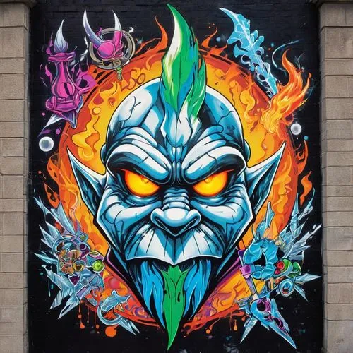 graffiti art,graffiti,grafitty,brooklyn street art,grafitti,fire artist,street artist,street artists,grafiti,green goblin,streetart,mural,wall art,fire devil,spawn,kali,poseidon god face,spray can,montreal,smoke art,Conceptual Art,Graffiti Art,Graffiti Art 07