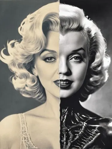 Marilyn Monroe ,
Let him, who is understanding recon the number of the beast, for it is a human number, and the number ist sixhundredandsixtysix , inspired by 
H. R. GIGER AND H. P. LOVECRAFT AND EVIL