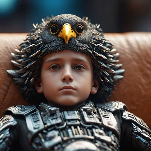 blomkamp,zathura,owlman,cherubim,cinema 4d,osirian,gekas,district 9,wheatley,head ornament,sparrow owl,gantz,chappie,fenix,cerus,3d crow,babybird,little owl,eagleman,broody,Photography,General,Sci-Fi