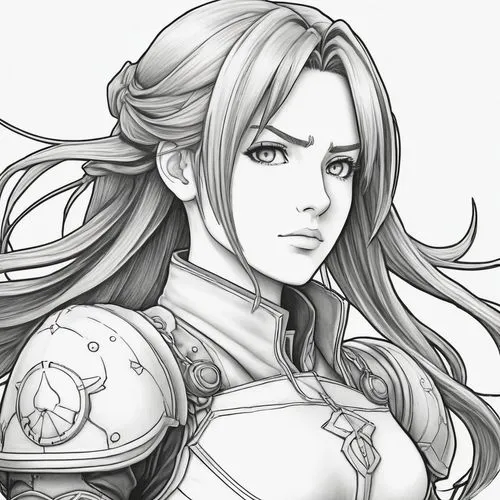 sophitia,filleigh,leona,lineart,shanna,virion,Illustration,Black and White,Black and White 27