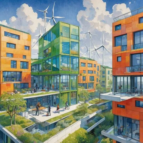 mvrdv,ecotopia,ecovillages,wolfsburg,urban design,netzero,Conceptual Art,Daily,Daily 31