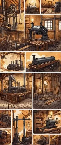 airships,storyboards,backgrounds,syberia,carrack,storyboard,longhouses,fleet and transportation,landship,landships,sawmill,old ships,steam locomotives,autocannons,helicarrier,waterwheels,hangars,backgrounds texture,wooden train,cannons,Unique,Design,Sticker