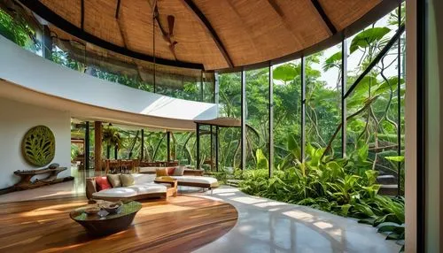 tropical house,sunroom,conservatory,home interior,bamboo curtain,costa rica,anantara,cabana,beautiful home,tree house hotel,breakfast room,amazonica,amanresorts,verandah,tropical jungle,cochere,interior modern design,holiday villa,sitting room,atriums,Photography,Documentary Photography,Documentary Photography 13