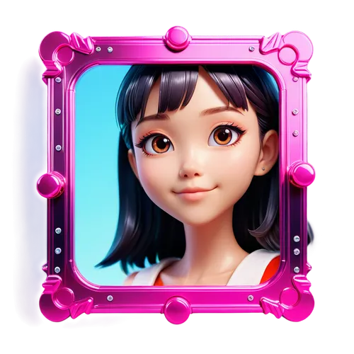 marinette,life stage icon,edit icon,nanako,xiaoxi,cute cartoon character,suri,xiaoyu,eloise,photo frame,xiaolu,aelita,pink scrapbook,zhixing,portrait background,derivable,framemaker,clover frame,kidsoft,custom portrait,Illustration,Japanese style,Japanese Style 02