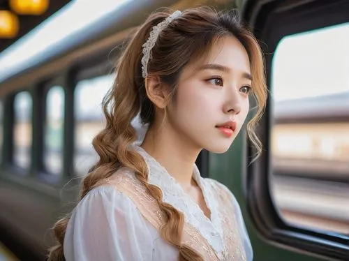 the girl at the station,korea subway,yuna,ellin,south korea subway,phm,Photography,General,Natural