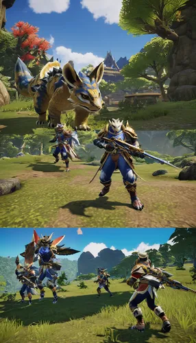 skylander giants,fighting poses,skylanders,grass blades,blades of grass,scandia gnomes,goki,farm pack,color is changable in ps,hunting scene,fallen giants valley,tilt mechanics,farm set,image montage,foxes,lancers,comparison,sylva striker,plains,dragon slayers,Conceptual Art,Oil color,Oil Color 14