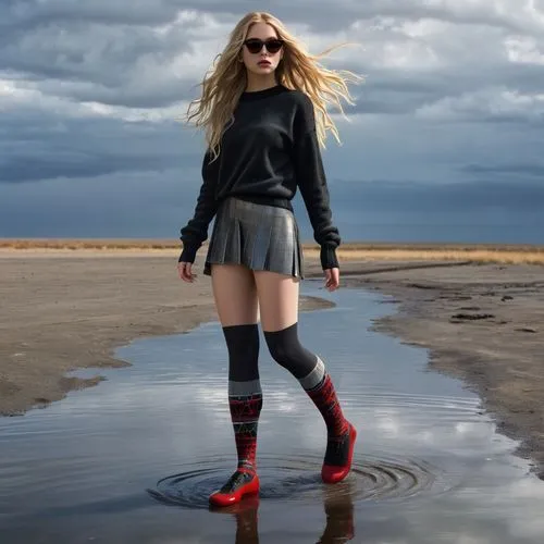 gumboots,rubber boots,wellies,vinoodh,gumboot,salt flat,goldfrapp,mudlark,galoshes,salt flats,overshoes,momsen,girl on the dune,knee-high socks,mudflats,the blonde in the river,namdeb,wilkenfeld,mudflat,trinian,Conceptual Art,Sci-Fi,Sci-Fi 24