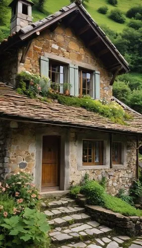 house in mountains,traditional house,house in the mountains,stone houses,zermatt,malana,airolo,swiss house,stone house,metsovo,alpine village,mountain hut,casabella,svizzera,house with lake,traditional building,gjirokaster,grass roof,rifugio,cottage,Photography,Artistic Photography,Artistic Photography 03