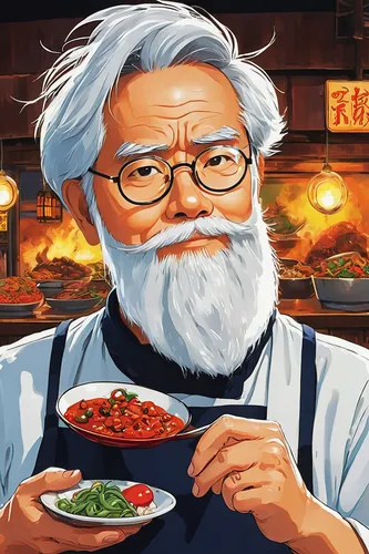 Write a spicy restaurant review in 60 characters.,hong kong cuisine,chef,korean cuisine,han bok,korean chinese cuisine,cooking book cover,咕噜肉,chinese cuisine,dwarf cookin,taiwanese cuisine,yakiniku,me