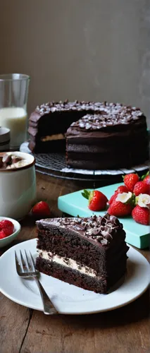 Double-Chocolate-Vegan-Cake3,sachertorte,chocolate layer cake,flourless chocolate cake,black forest cake,chocolate cake,rye bread layer cake,torte,dobos torte,slice of cake,swede cakes,chocolate brown