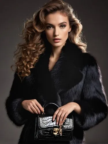 Hungarian supermodel Justina Szilagyi, solo, (25yo), beautiful detailed eyes, light blush, long curly brown hair, full lips, elegant makeup, slender figure, tall waist, legs crossed, black high heels,