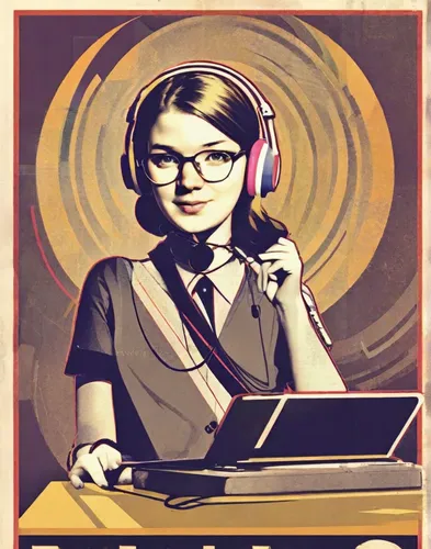 telephone operator,retro women,headset,headset profile,retro 1950's clip art,twitch icon,retro woman,retro girl,twitch logo,switchboard operator,girl at the computer,announcer,vintage advertisement,telemarketing,vintage wallpaper,telesales,lan,vintage illustration,wireless headset,operator