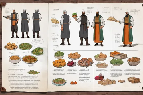 recipe book,recipes,culinary herbs,biblical narrative characters,traditional food,wine cultures,indian spices,spices,foragers,fruits and vegetables,guide book,middle eastern food,bahian cuisine,iranian cuisine,mediterranean cuisine,food and cooking,herbs and spices,middle-eastern meal,herbal medicine,punjabi cuisine,Unique,Design,Character Design