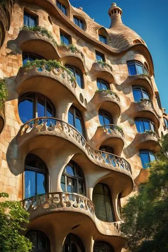 pedrera,gaudi,casa fuster hotel,hotel w barcelona,guell,gaudi park,park güell,hotel barcelona city and coast,hotel riviera,dragon palace hotel,escala,rotana,monaco,hundertwasser,balconies,luxury hotel,wild west hotel,hanging houses,habtoor,cesar tower,Conceptual Art,Fantasy,Fantasy 05