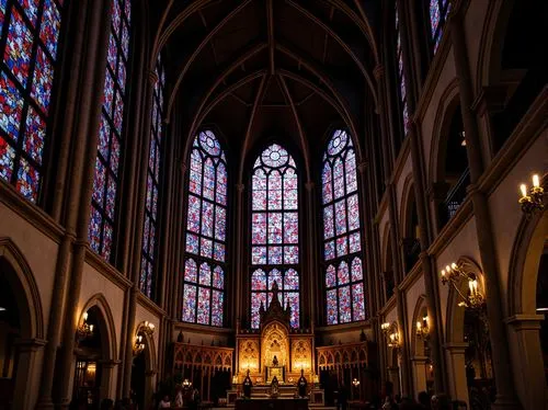 transept,pieterskerk,ouderkerk,presbytery,interior view,aachen cathedral,stained glass windows,the interior,niekerk,kerk,interior,stained glass,church windows,main organ,verkerk,gothic church,ulm minster,stephansdom,thomaskirche,chappel