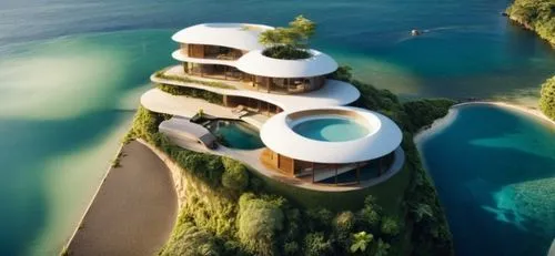 amanresorts,seasteading,lefay,infinity swimming pool,dreamhouse,floating island