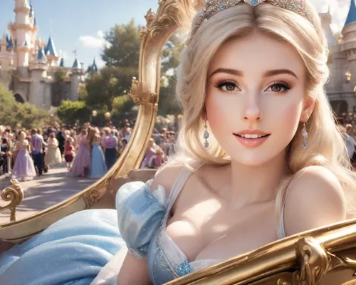 cinderella,elsa,rapunzel,disneyland park,fairytale,disney,fairytales,fairy tale,disneyland paris,princess sofia,a princess,sleeping beauty castle,princess,porcelain doll,3d fantasy,fairy queen,disney character,a fairy tale,music fantasy,fairy tales