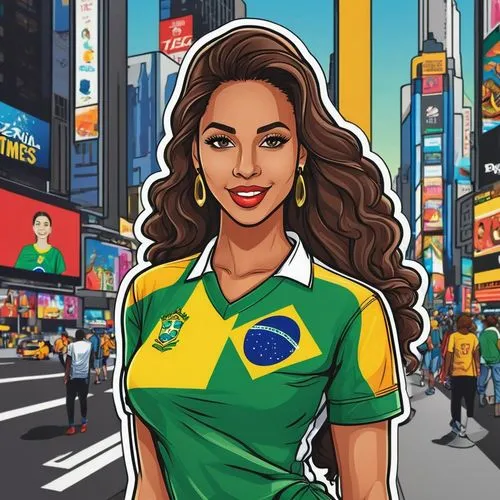 brazilianwoman,brazil brl,brasileira,brazilian,rio,brasil,brazil,senna,samba,world cup,futebol de salão,rio de janeiro,brazil empire,copacabana,nigeria woman,damiana,são paulo,women's football,south-america,south africa,Unique,Design,Sticker