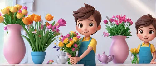 cartoon flowers,flowers png,flower background,flower vases,cute cartoon image,cut flowers,florists,artificial flowers,hyacinths,flower decoration,daffodils,cute cartoon character,flower arranging,flower wall en,potted flowers,flowerpots,may flowers,rocket flowers,spring background,fine flowers,Unique,3D,3D Character