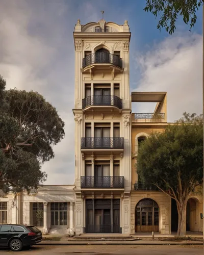 apartment building,larnaca,oamaru,balmoral hotel,st kilda,tel aviv,casa fuster hotel,port melbourne,senegal,old town house,art deco,built in 1929,libya,appartment building,athens art school,jaffa,old 