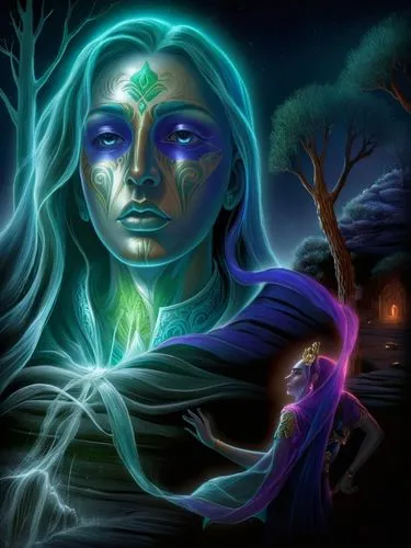 hecate,nakshatras,leota,shamanic,lateralus,earth chakra,Illustration,Realistic Fantasy,Realistic Fantasy 25